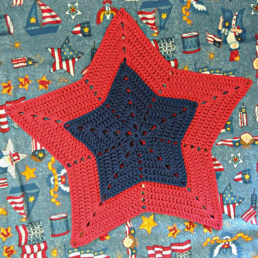 Star Trivet or Centerpiece Crochet Pattern by Jessie At Home
